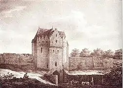 La Porte de Schaerbeek (fin XVIIIe&nbsp;siècle).