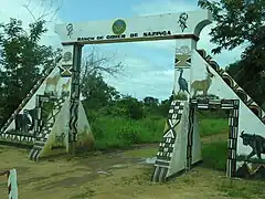 Entrée principale de la réserve