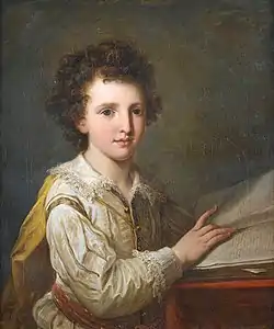William Heberden le Jeune (1767-1845) enfantpar Angelica Kauffmann, 1779Collection privée