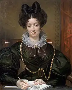 La Jeune Gessinatrice ou Portrait d'une jeune artiste, 1831, Toronto, Musée des beaux-arts de l'Ontario.