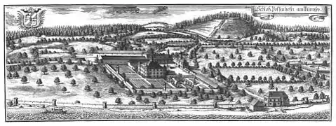 Château, parc et domaine de Possenhofen, en 1700.