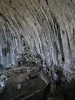 L'intérieur de la grotte