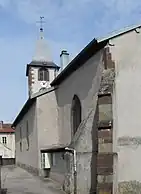 L'église, côté sud.