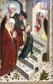 École rhénane du XVe&nbsp;siècle, Présentation de la Vierge au temple.