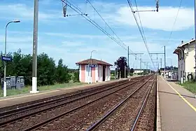 La gare de Preignac (juin&nbsp;2011)
