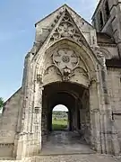 Porche vue latéral extérieur,