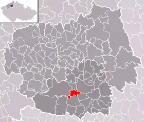 Localisation de Přestavlky