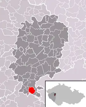 Localisation de Příkosice