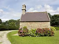 Vue générale de la chapelle de La Madeleine.