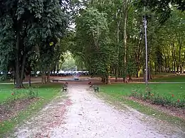 Promenade Chamars à Besançon.