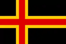 Drapeau proposé en 1919 pour la république de Weimar