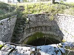 Puits romain de la Voulte à Marcilhac-sur-Célé (Lot).