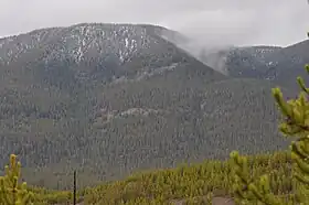 Vue de la montagne Purple.