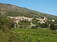 Puyloubier, sur le piémont sud-est de la Sainte-Victoire.