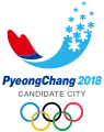 Logo de la candidature de PyeongChang pour les JO de 2018.