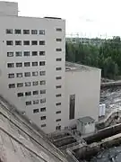 La centrale vue de côté.