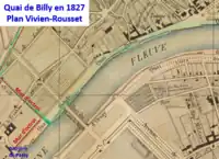 Quai de Billy en 1827.