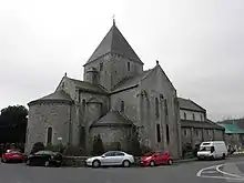 Le chevet de l'abbatiale