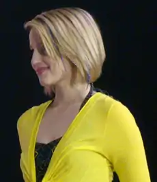 Dianna Agron en tant que Quinn lors du Glee, le concert 3D.