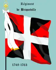 Régiment de Briqueville de 1749 à 1762