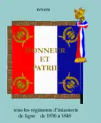 Drapeau de 1830 à 1848 (revers)