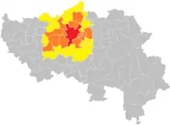 Région urbaine.