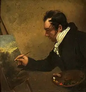 Portrait du Révérend John Eagles, Nathan Cooper Branwhite, 1820-1825.