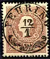 10 kreuzer 1858 type I - Fehring, Styrie