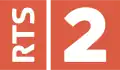 Logo de RTS Deux du 26 août 2019 au 21 août 2023.