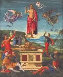 Raphaël, La Résurrection du Christ, 1499-1502