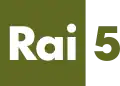 Logo actuel de Rai 5 du 10 avril 2017