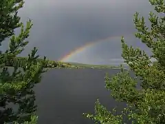 Une vue du pont de Louhunsalmi