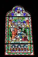 Eugène Oudinot, Saint Lubin avec Childebert Ier (XIXe&nbsp;siècle), Rambouillet, église Saint-Lubin-et-Saint-Jean-Baptiste.