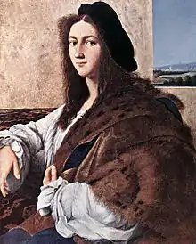 Portrait de jeune homme de Raphaël, perdu.