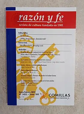 Image illustrative de l’article Razón y Fe