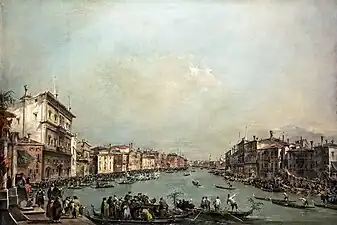 Régate sur le Grand Canal - Guardi