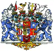 Armoiries des comtes von Reichenbach von 1741