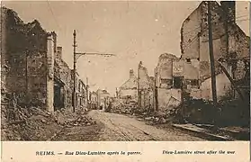 pendant la Première guerre mondiale,