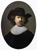 Rembrandt, Autoportrait, huile sur bois, 1632