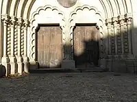 Portail de la chapelle des carmes à Rennes.