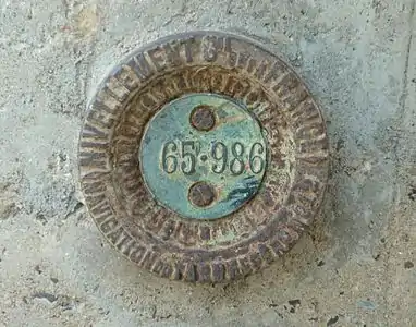 Repère du réseau Bourdalouë : il est désigné par un ensemble de lettres et chiffres appelés matricule.