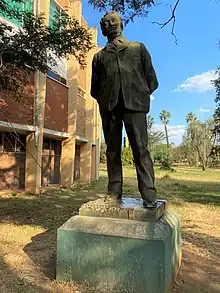 Statue de Cecil Rhodes (1904) à Bulawayo au Zimbabwe