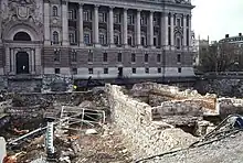 Le site de fouilles archéologiques Riksgropen .