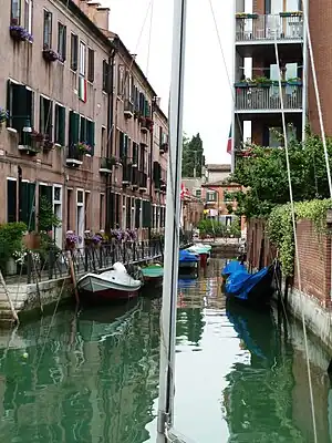 Le rio Morto, canal en cul-de-sac
