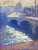 1905, La Seine à Rouen au crépuscule, huile sur carton, 65 × 54&nbsp;cm