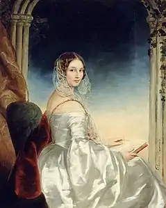 Portrait de la comtesse Olga Orlova-Davydova, née princesse Bariatinskaïa (1814-1876), musée d'art Radichtchev, Saratov.