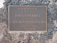 Plaque commémorative.