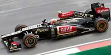 Photo de Romain Grosjean en Malaisie en 2013
