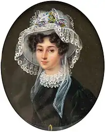 Portrait d'une femme.