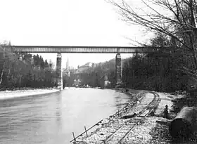 Vue de la rive de l'Aar, vers 1920